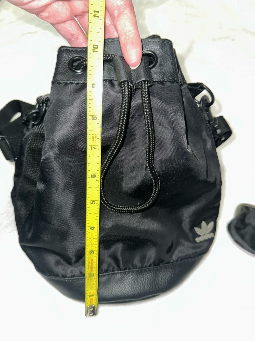 Adidas Black Drawstring Bucket Backpack - Picture 6 of 11